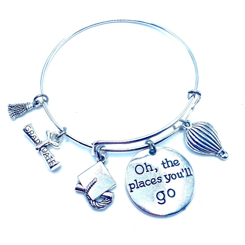Graduation Charm Bracelet Oh The Places You’ll Go